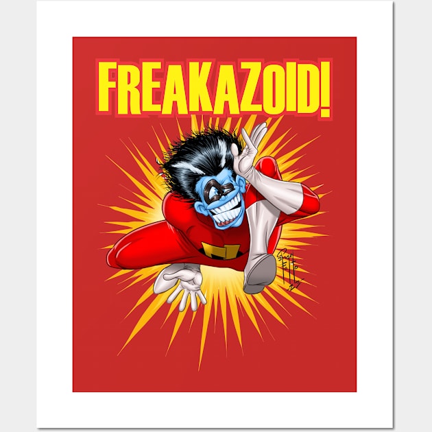 Freakazoid Wall Art by AV Art Studio